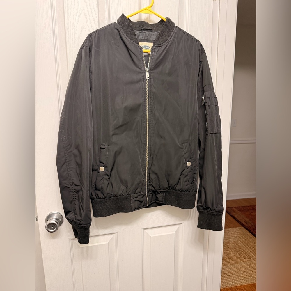 Old Navy Black Zip-Up Jacket